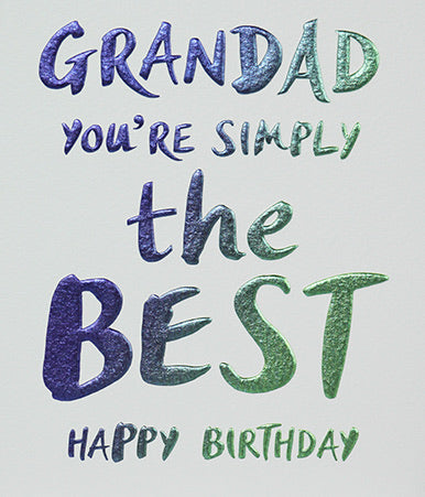 Grandad Birthday Card