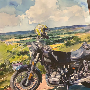 Motorbiking Birthday Card