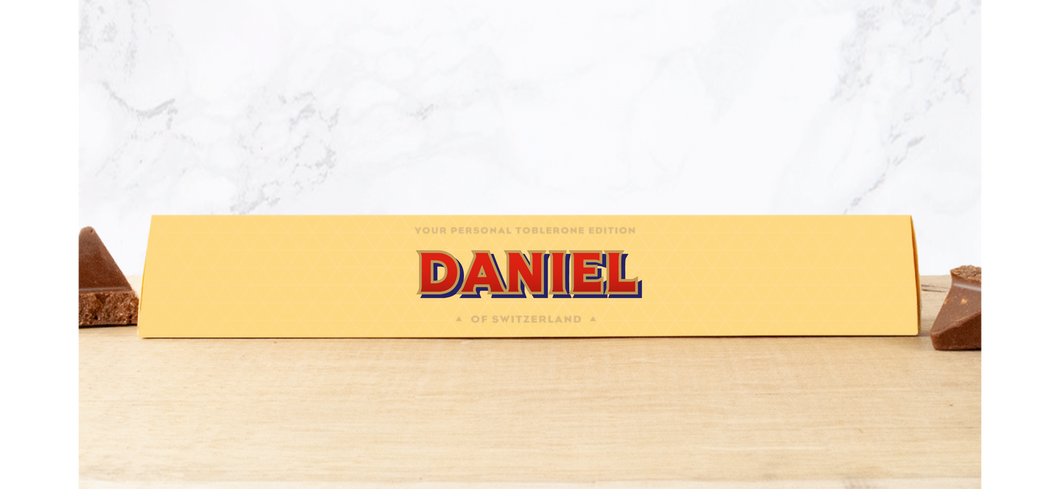 Daniel Personalised Toblerone