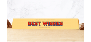 Best Wishes Personalised Toblerone