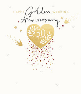 Golden Wedding Anniversary Card