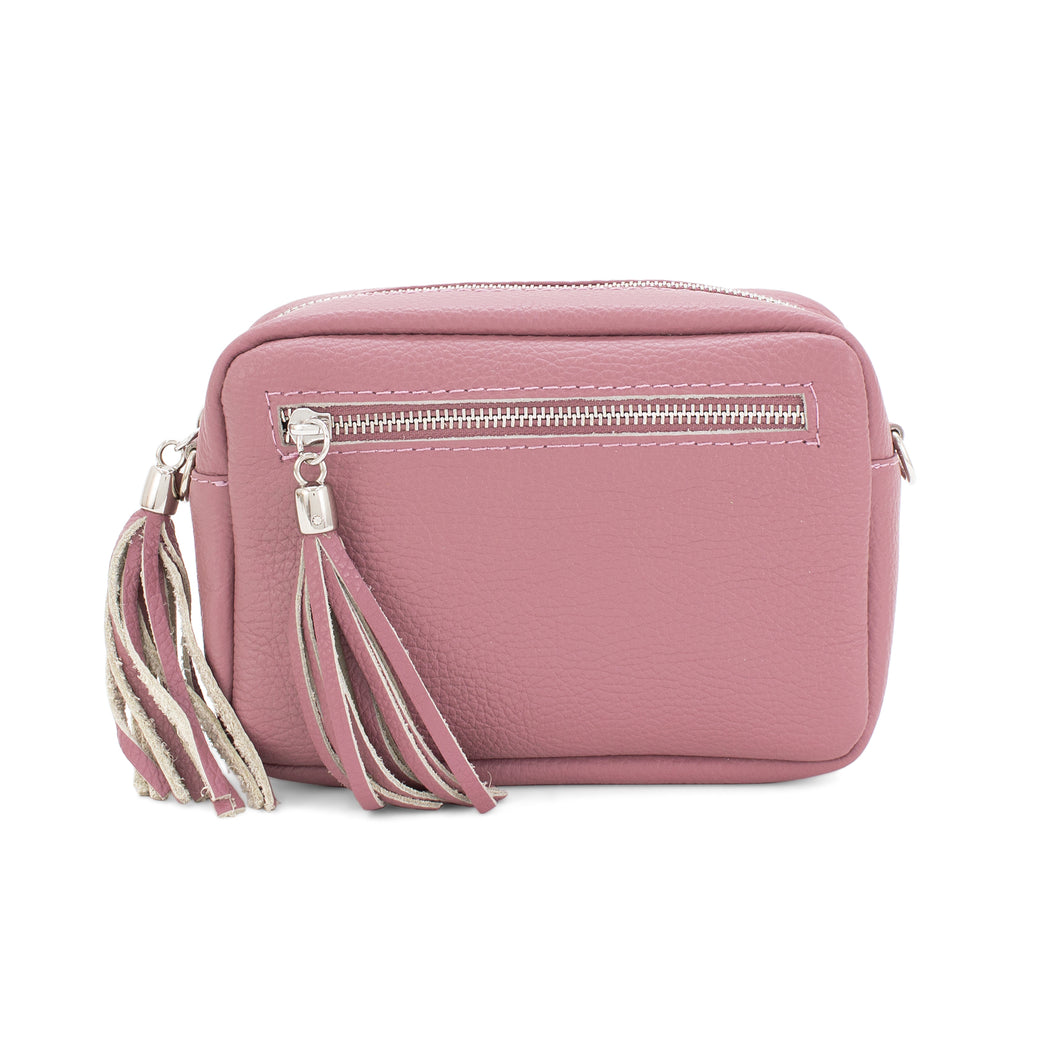 Dusty Pink Leather Handbag