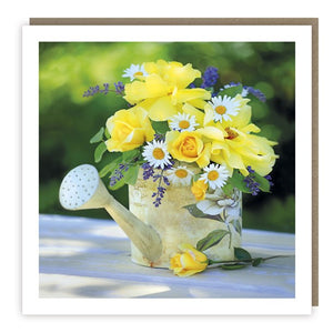 Watering Can of Flowers Card