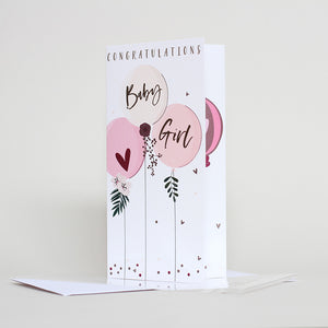 Baby Girl Money Wallet Card