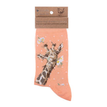 Load image into Gallery viewer, Giraffe Super Soft Bamboo Socks by Wrendale Designs
