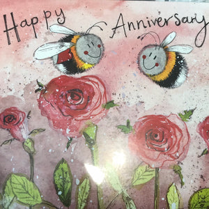 Anniversary Bee Card