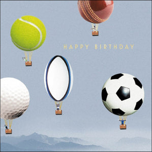 Sporting The Sky is The Limit Birthday Card