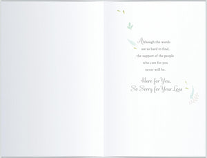 Loss of Your Son Sympathy Card