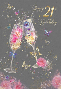 21st Birthday Card