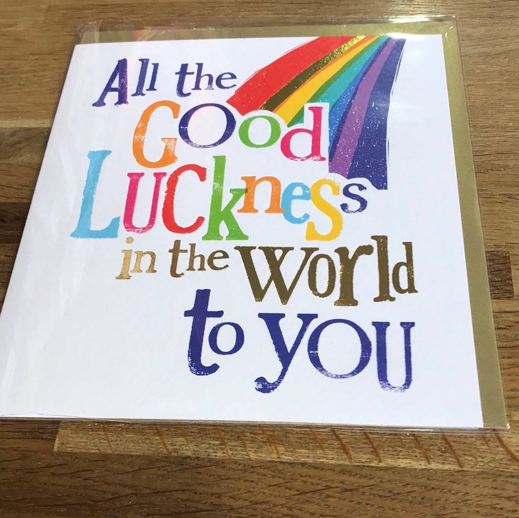 Good Luck Card