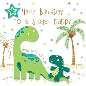 Special Daddy Dinosaur Card