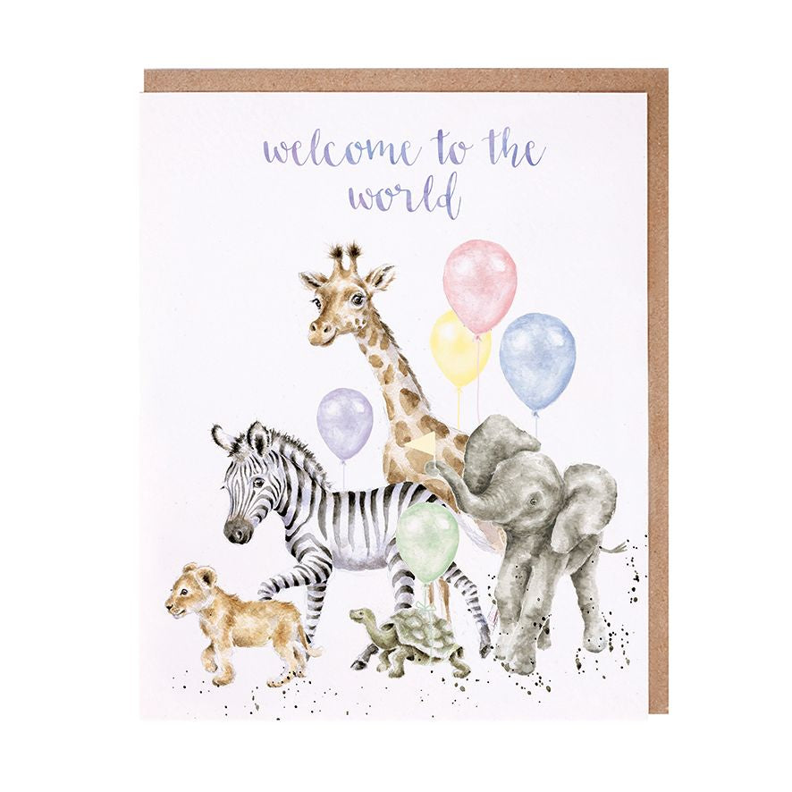 New Baby Card by Wrendale Designs