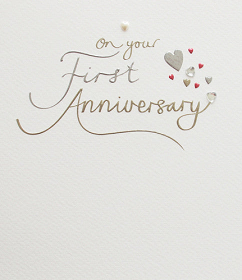 1st Wedding Anniversary Card