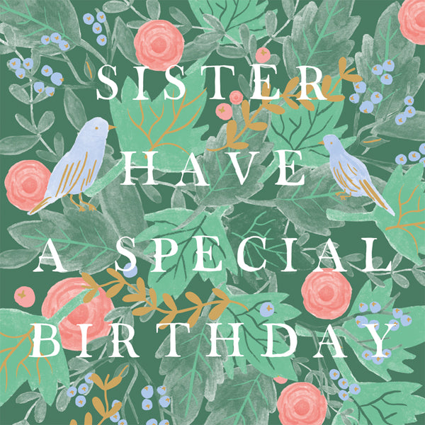 Sara Miller Sister Birthday Card