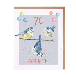 70th Birthday Card by Wrendale Designs