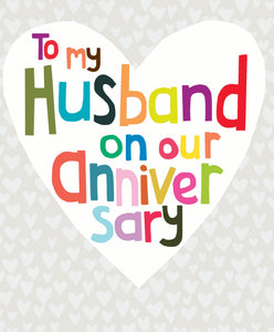 Husband Anniversary Card