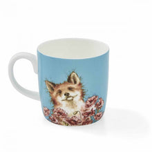 Load image into Gallery viewer, “Poppy Field“ Fox Large Mug By Wrendale Designs
