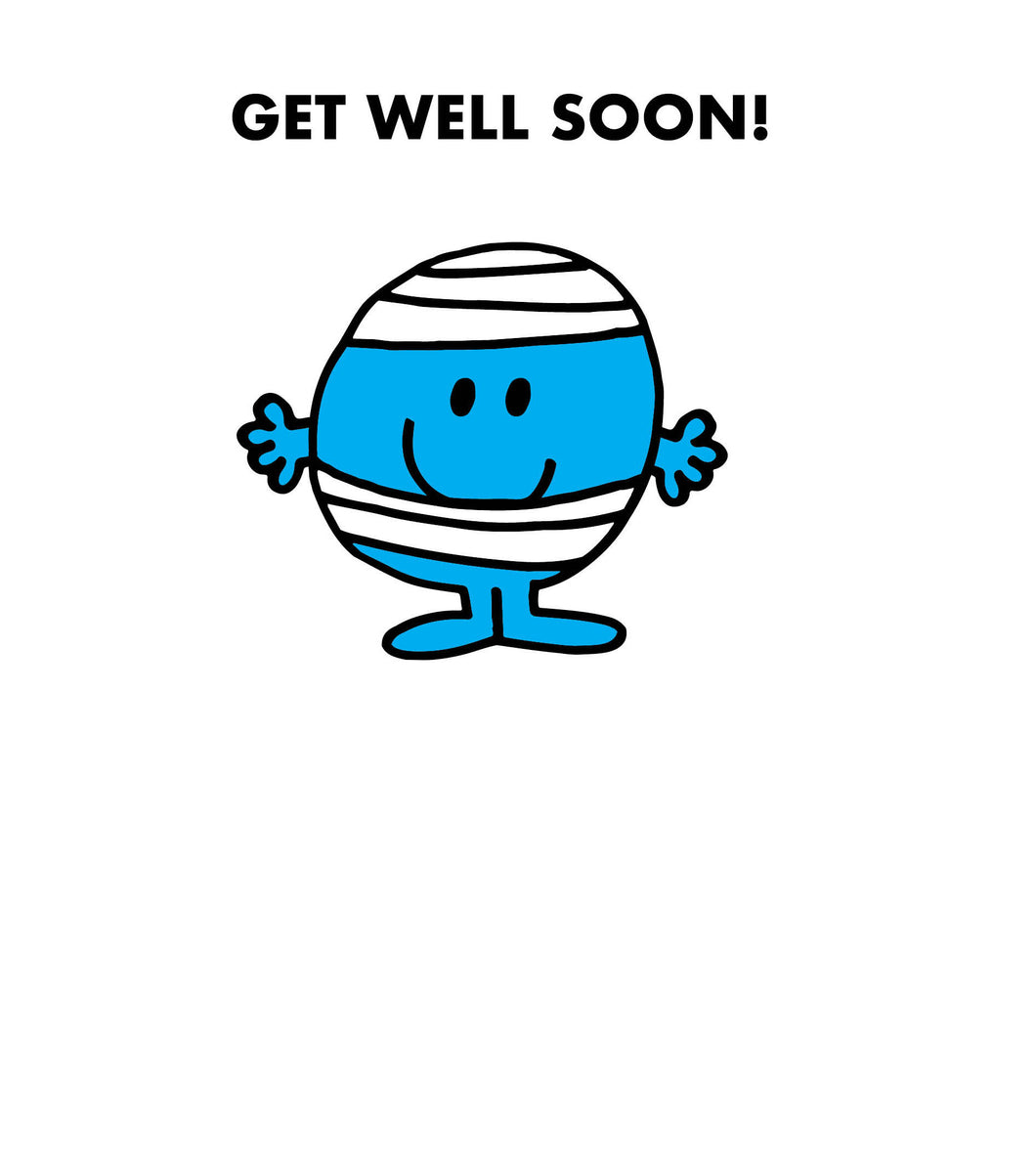 Mr.Men Get Well Card