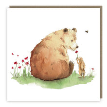 Load image into Gallery viewer, Bear &amp; Hare in Spring Card
