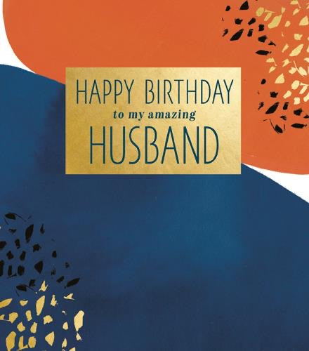 Husband Birthday Card