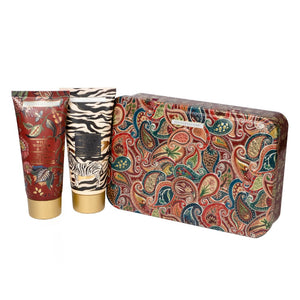 Wild Wonder & Joy Bodycare Duo in Embossed Tin