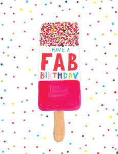 Fab Lolly Birthday Card