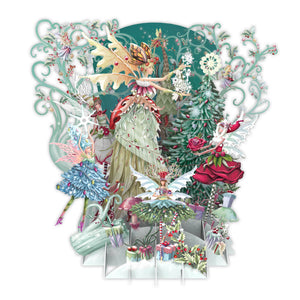 3D Fairy Queen Stand Up & Stand Out Christmas Card