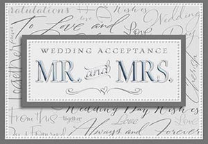 Wedding Acceptance Card