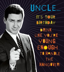 Uncle Birthday Card