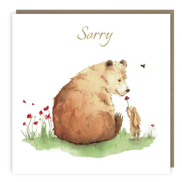 Sorry Bear Card