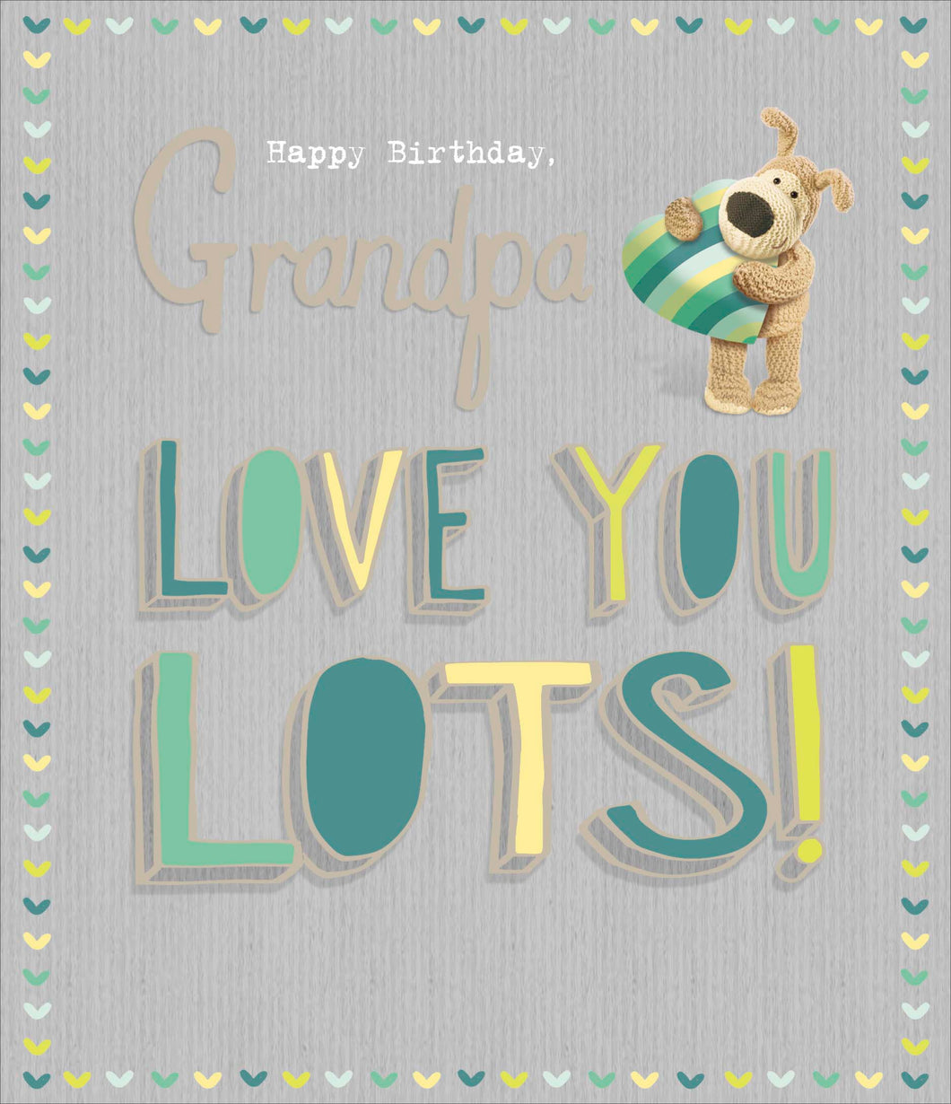 Boofle Grandpa Birthday Card