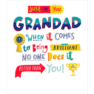 Grandad Birthday Card