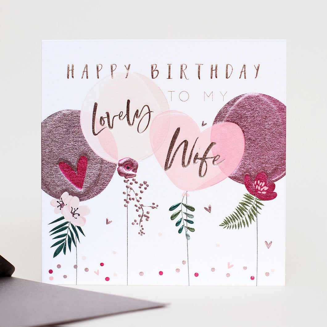 Lovely Wife Birthday Card