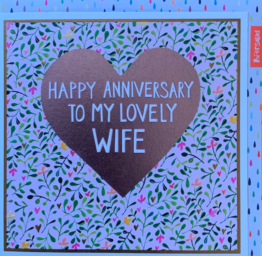 Wife Anniversary Card