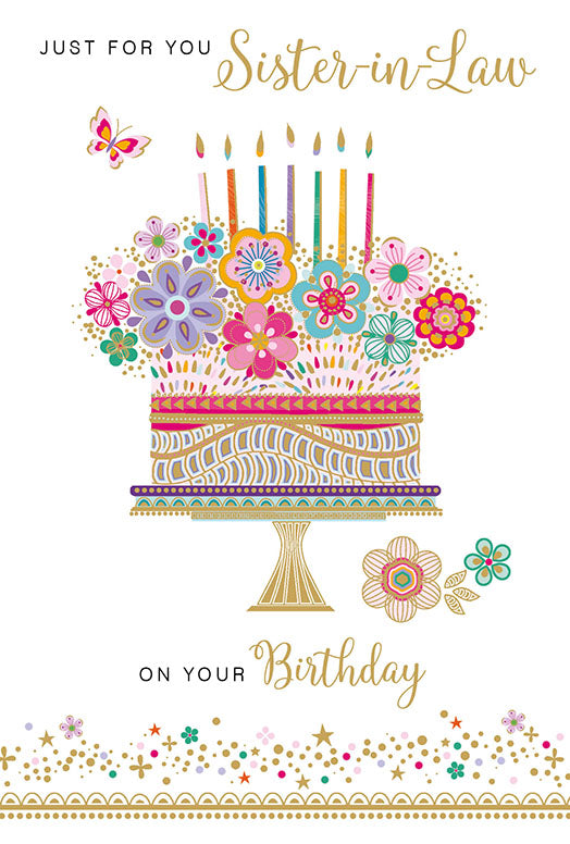 Sister-in-Law Birthday Card
