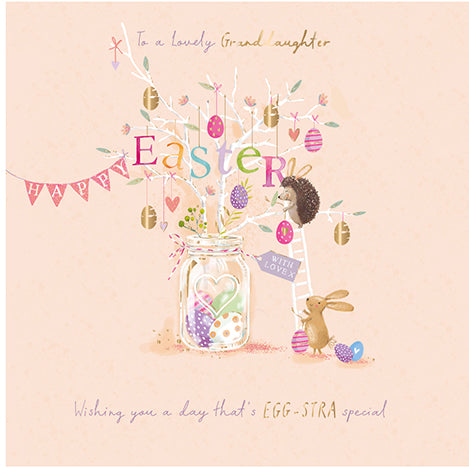 Lovely Granddaughter Easter Card