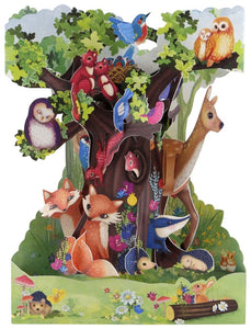 Forest Animals 3D Swing Card