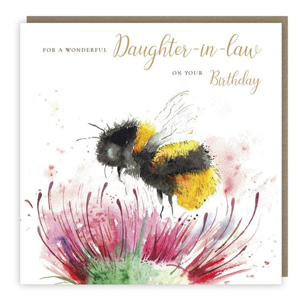 Daughter-in-Law Bee Birthday Card