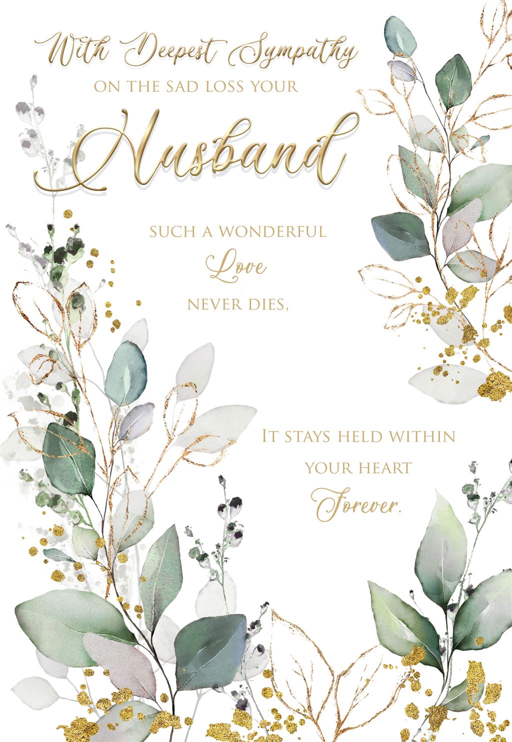 Husband Sympathy Card