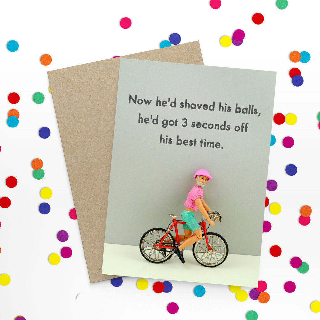 Cycling Blank Card