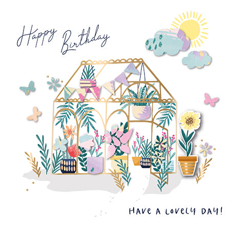 Greenhouse Birthday Card