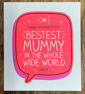 Mummy Birthday Card