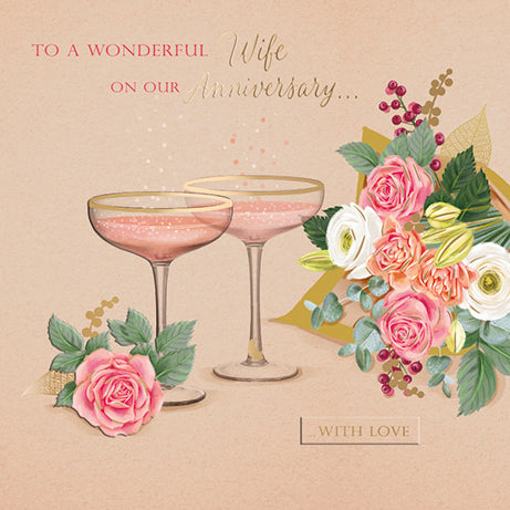 Wife Anniversary Card