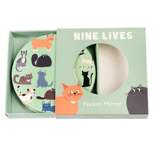 Load image into Gallery viewer, Nine Lives Cat Compact Mirror
