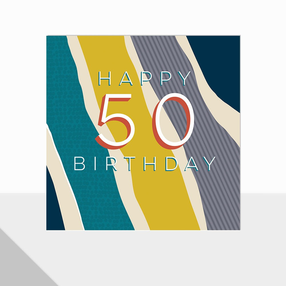 50th Birthday Card