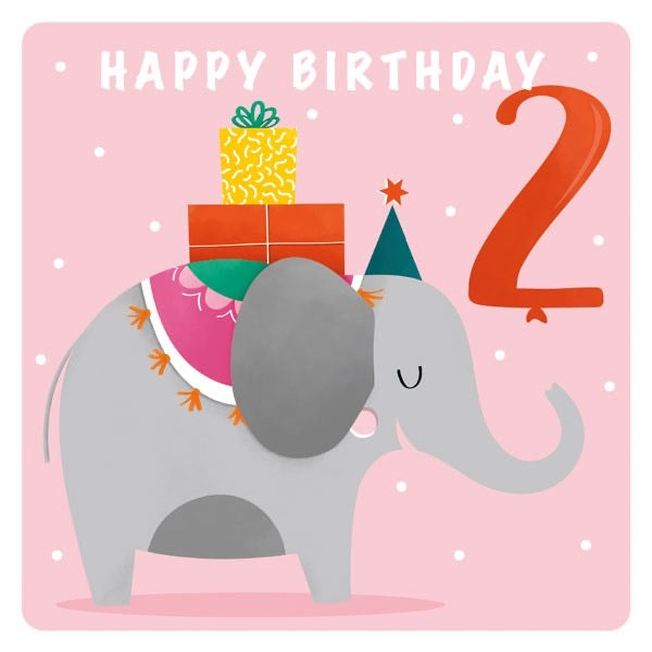 2nd Birthday Card