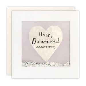 60th Diamond Wedding Anniversary Card