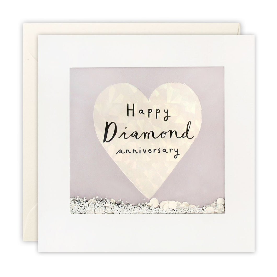 60th Diamond Wedding Anniversary Card