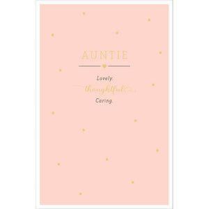 Auntie Birthday Card