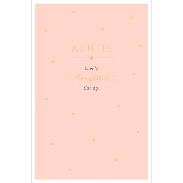 Auntie Birthday Card